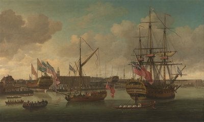 Start in Deptford von John Cleveley the elder